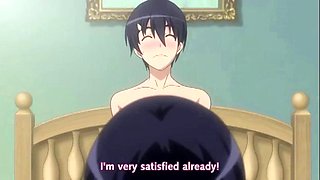 Lusty hentai teacher takes care of morning wood: Big Tits, Blowjob  Babe Porn