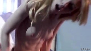 Tiny Blond hair babe And Her Flexible Body Porn Video