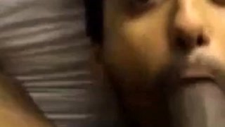 Indian Amateur Sucks a Big Black Cock