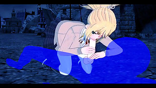 Dr Stone Hentai - Kohaku Blowjob and Fucked - Japanese Asian Manga Anime Game Porn