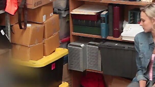 Petite teen pounded for not paying the items