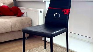 Nerdy Babe Fills Her Mouth and Pussy with Huge Cock
