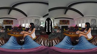 UP CLOSE VR - You Watch Your Hot Wife Nina White Fuck Her Stallion Personal Trainer - CUCKOLD POV: Porn