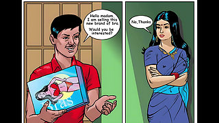Savita Bhabhi Episode 1 - the Bra Salesman (full Erotic Comic Video)