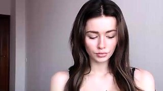 Hot Busty Webcam Babe Masturbate Solo