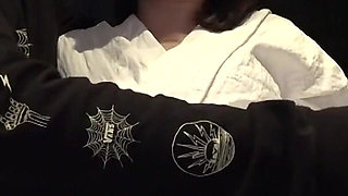 Kanon - a Busty Café Girl Who Orgasms Instantly From Clit Stimulation