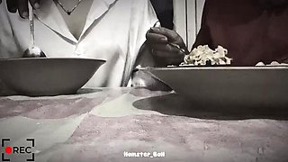 Asian Teen GF Gives Hot Handjob in Public Noodle Restaurant - Tinder Date Gone Wild!