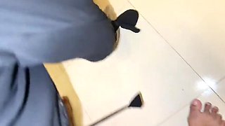 Hijab Maid Aria Mia Shows Big Ass And Huge Boobs - POV Handjob In Room