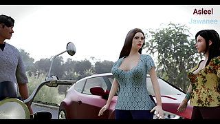 Two town girl's fucked by a farmer
