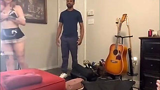 Dirty Maids Clean off BBC & Bwc in a Sexy Foursome