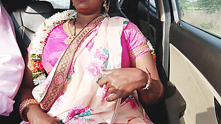 Silk Aunty Car Sex, Telugu Dirty Talks, Episode -1, Part- 3, Sexy Saree Telugu Silk Aunty with Boy Friend.