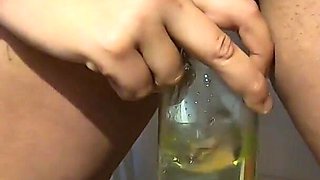 Beky drinks her own pee