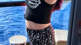MILF Strips on the Cruise Ship!