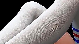 Long Socks Footjob with Gender Bender Chucky