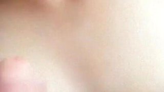 Cum on Her Teenytitts