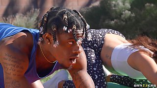 Yogi Masters The Downward Doggystyle With Damion Dayski, Brandy Renee - Brazzers