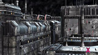 Scifi-X featuring side chick's restraints action