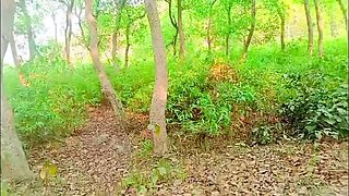 Desi Village Bhabhi RadhaDevi Hardcore Fuck in Jungle - Indian Aunty Sex