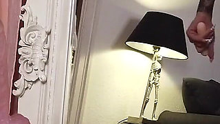 Riding a Dildo in Hot Lingerie