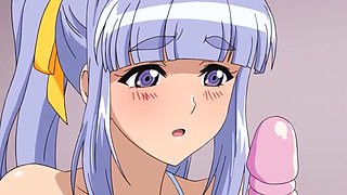 Anime Hentai: Big-Titted MILF Melue's Lewd Blowjob & Creampie