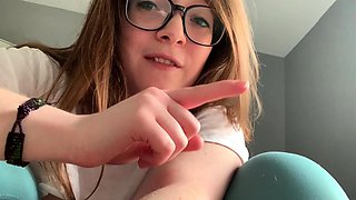 Cute blonde teen Lindsey solo toying pussy and ass