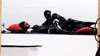 Turned on attractive seductive lesbian pornstars