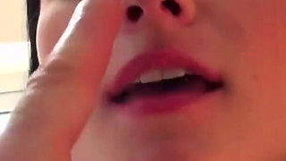 Brunette babe gets screwed in POV by a roco's monster cock