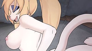 Kappy Kuu gets down in furry yiff action