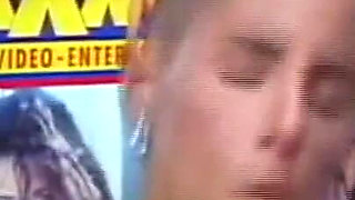 Vintage Orgy of Beautiful Sluts Ass Fucked and Cummed on Head by Big Cocks in Porn Video Library