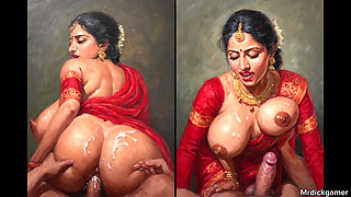 Indian girl fucked by foreigner big black cock inside indian wet pussy