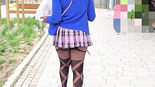 Ebene Sexy Sans Culotte Dans La Rue