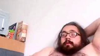 Fat gainer talks about getting fatter, eats donuts and cums on his final donut and eats it