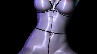 3D Short Hair Slut Asian Whore Wearing Sexy Lingerie Got Fucked so Hard