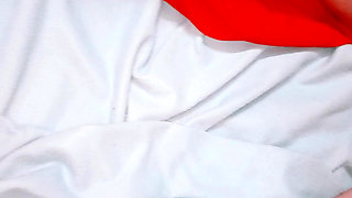 XXX Russian maid cumming on big