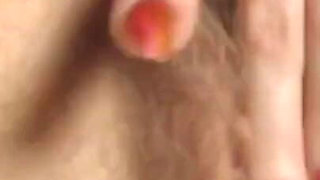 Redhead MILF Playing with Her Hairy Pussy Till Squirt