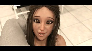 Steamy food battles with mom in summertime saga