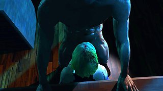 Fucking a Sexbot in the Kitchen