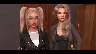 Glasses-wearing anime girl Loveskysan69real gets down in wild hentai scenes