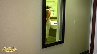 My Friend's Latina Stepmom Seduced Me With Her Gorgeous Body & Huge Boobs While We Were Alone