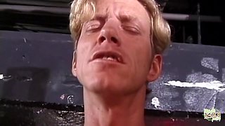 Having Them Tied Up, Two Foxy Oriental Bimbos Went On To Whip Two Naughty White Stallions