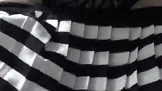 Hot Girl Styling Her Hair and Wiggling Her Booty