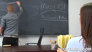 Rilynn Rae plays the flute
