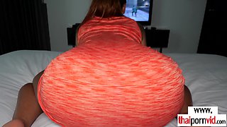 Cute amateur Thai gamer teen fucked hard