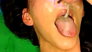 Big Dick Sucking German Goo Girl Until Facial and Cum Swallow John Thompson