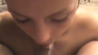 Chanel Deepthroats Her First Big Cock
