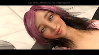 Futanari fuck girl, helping, big cock futanari