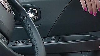 A Girl Caught Me Jerking off in the Car and Help Me Cum 4K. Ep 22204