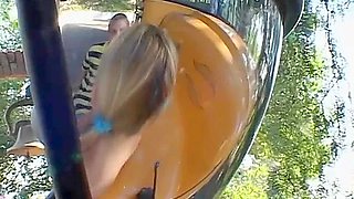 Bus anal ride