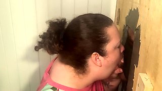 Glory Hole Blowjobs and Brunettes