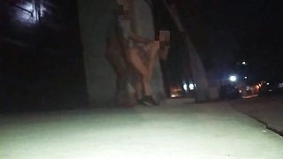 Couple Fucking in Public Risky Voyeurs Flashing Without Panties